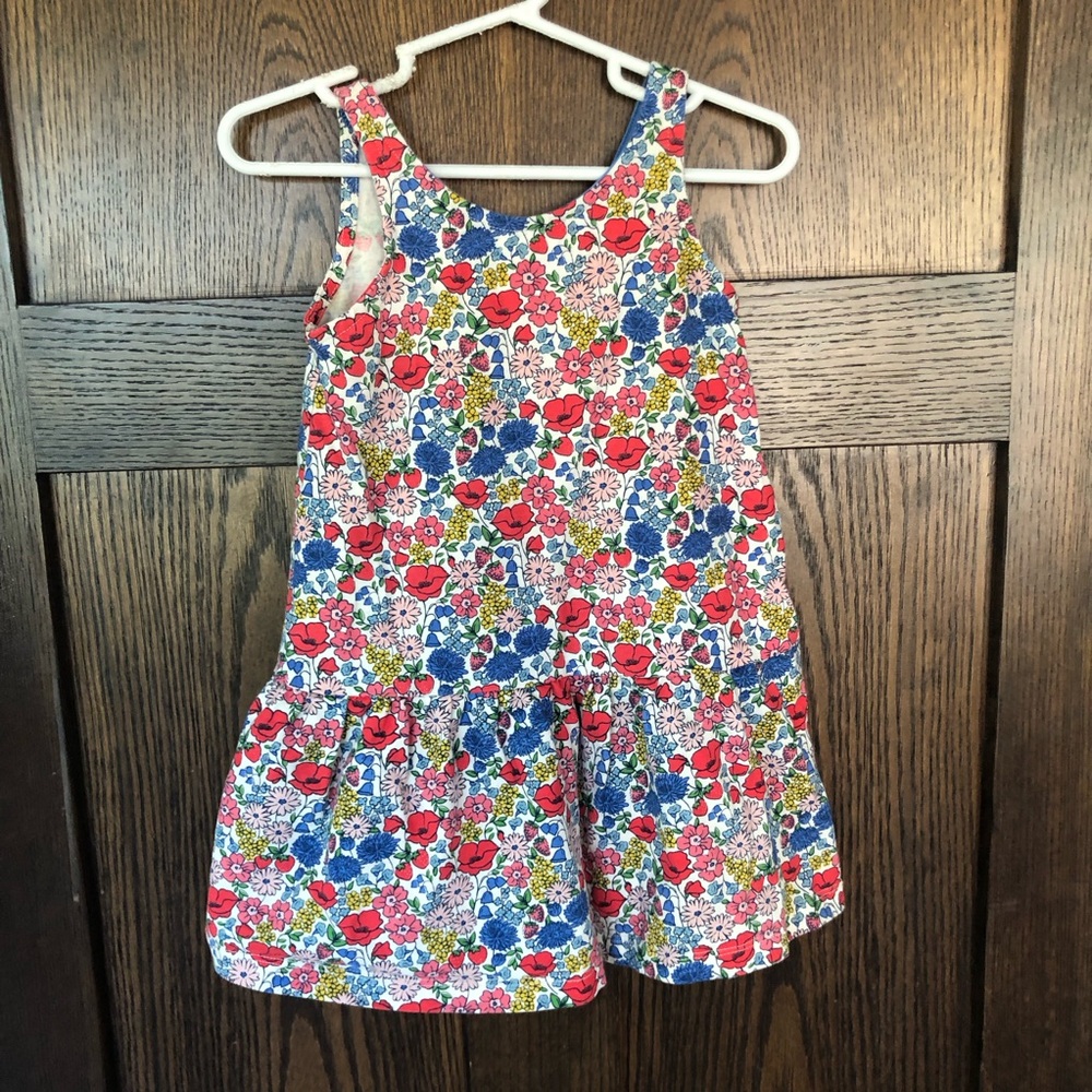 Mini Boden floral dress 2/3y